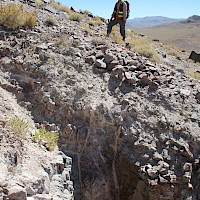 Shear at top looking S